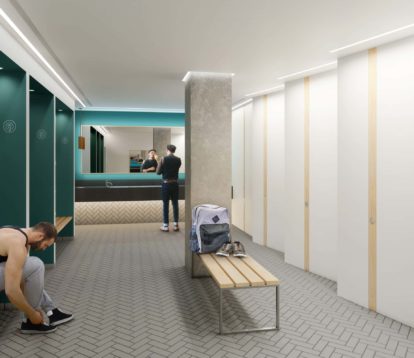 86 Fetter Lane - Changing room